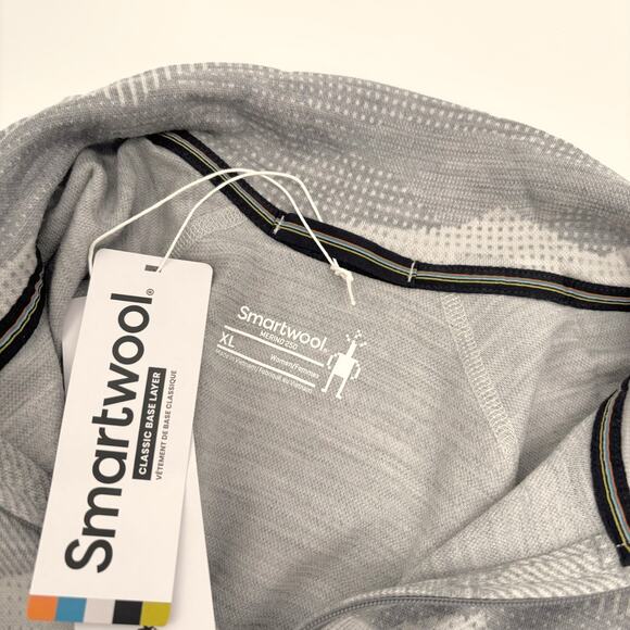 Nw Smartwool Merino 250 Base Layer Womens XL 1/4 Zip Classic Thermal Merino Wool - Picture 5 of 10